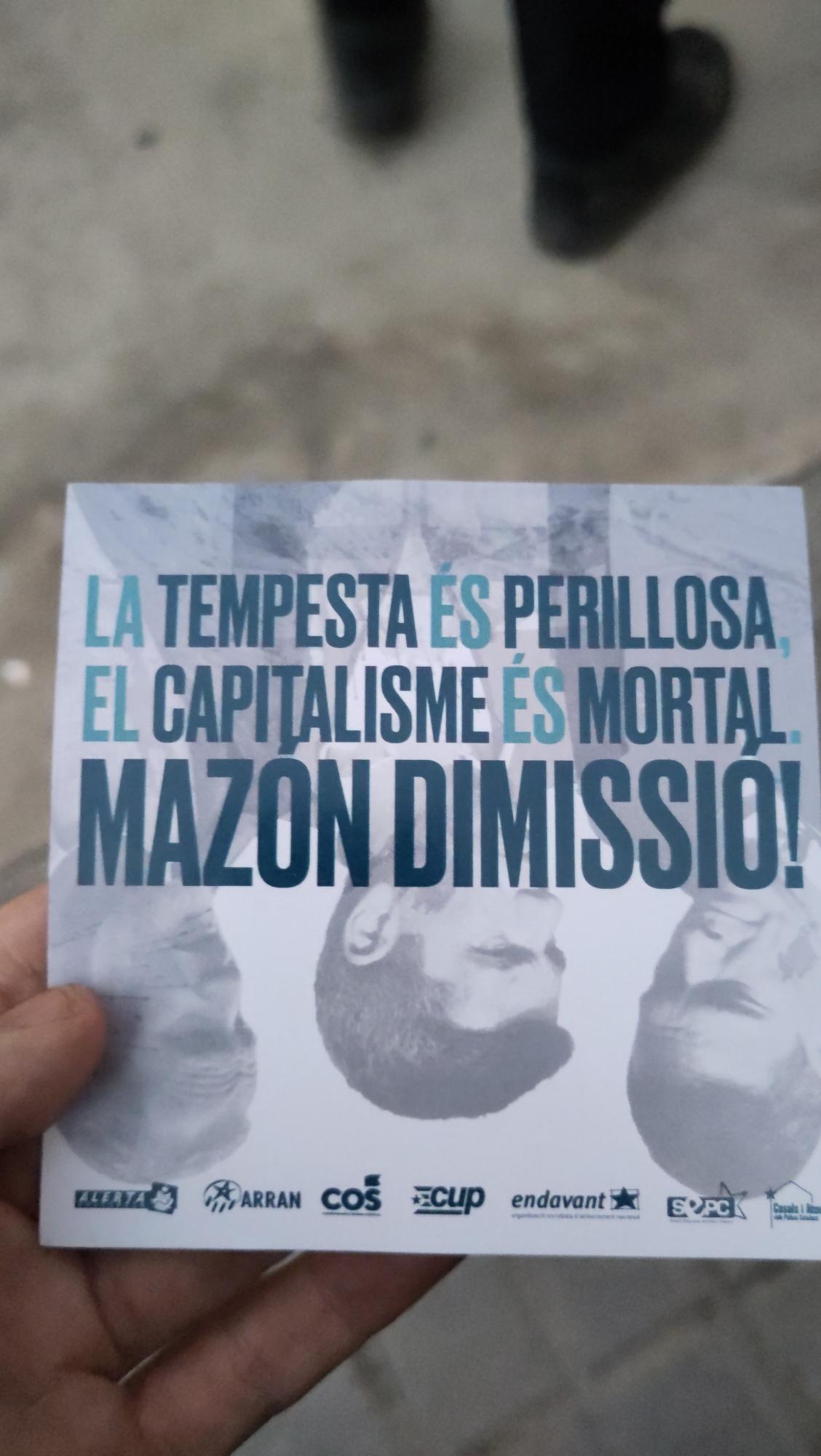 Adhesiu Mazón Dimissió